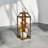 Novara Tapered Square Top Metal Lantern-1287235233