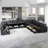 Zendajas Faux Leather U-Shaped Sectional-961381301