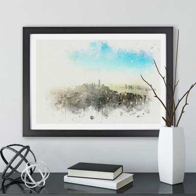 Manhattan New York - Framed Print