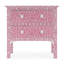 Vivienne Pink Bone Inlay Accent Chest