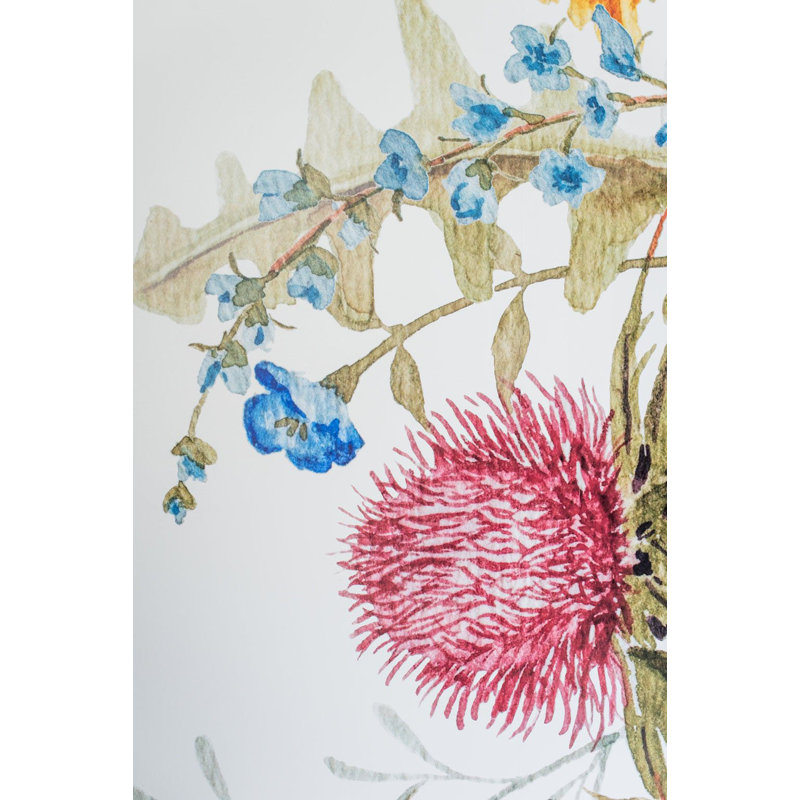 Floral Wallpaper, Pre-Pasted