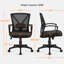 Chaise de bureau en filet Lundys-2077040437