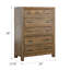 Commode brune à 5 tiroirs