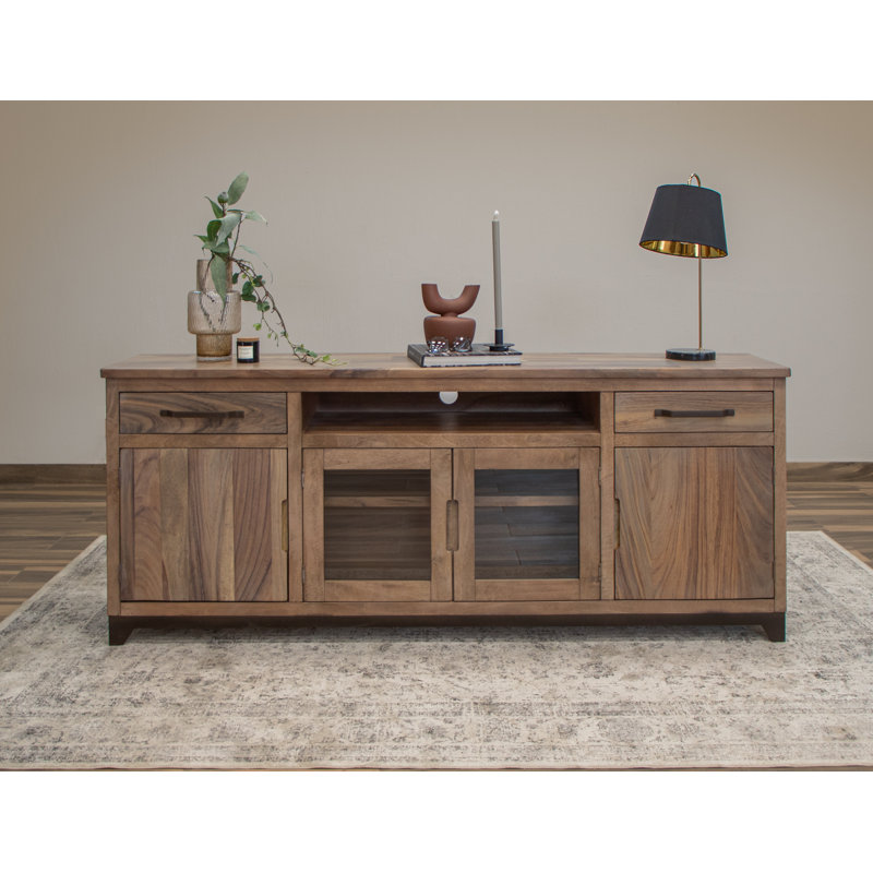 Essa Solid Wood Storage Credenza, 80"