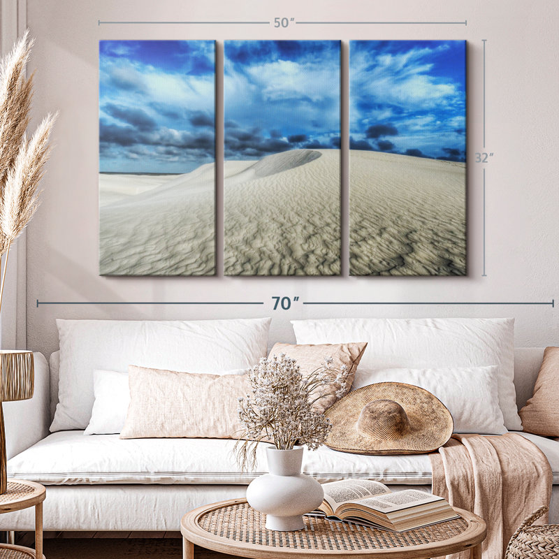 " White Sand Dunes ", 32" H x 50" W