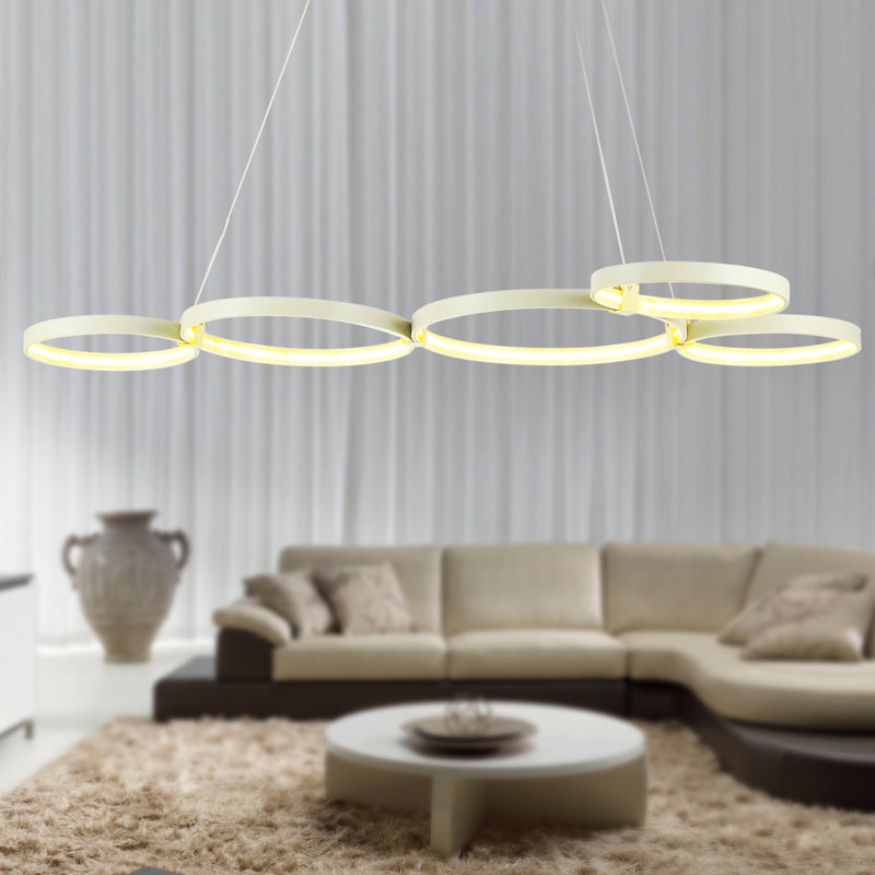 Lustre géométrique 5 lumières unique/à l’état Huntleigh