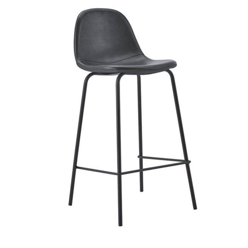 Ensemble de 2 tabourets de bar Modern Kitchen Island, Noir