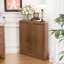 Corner Storage Cabinet, Stackable Corner Shelf for Living Room, Bedroom, Kitchen, Solid Wood Veneer (31" / 36" Options)-1271325367-1271325364-1268302932