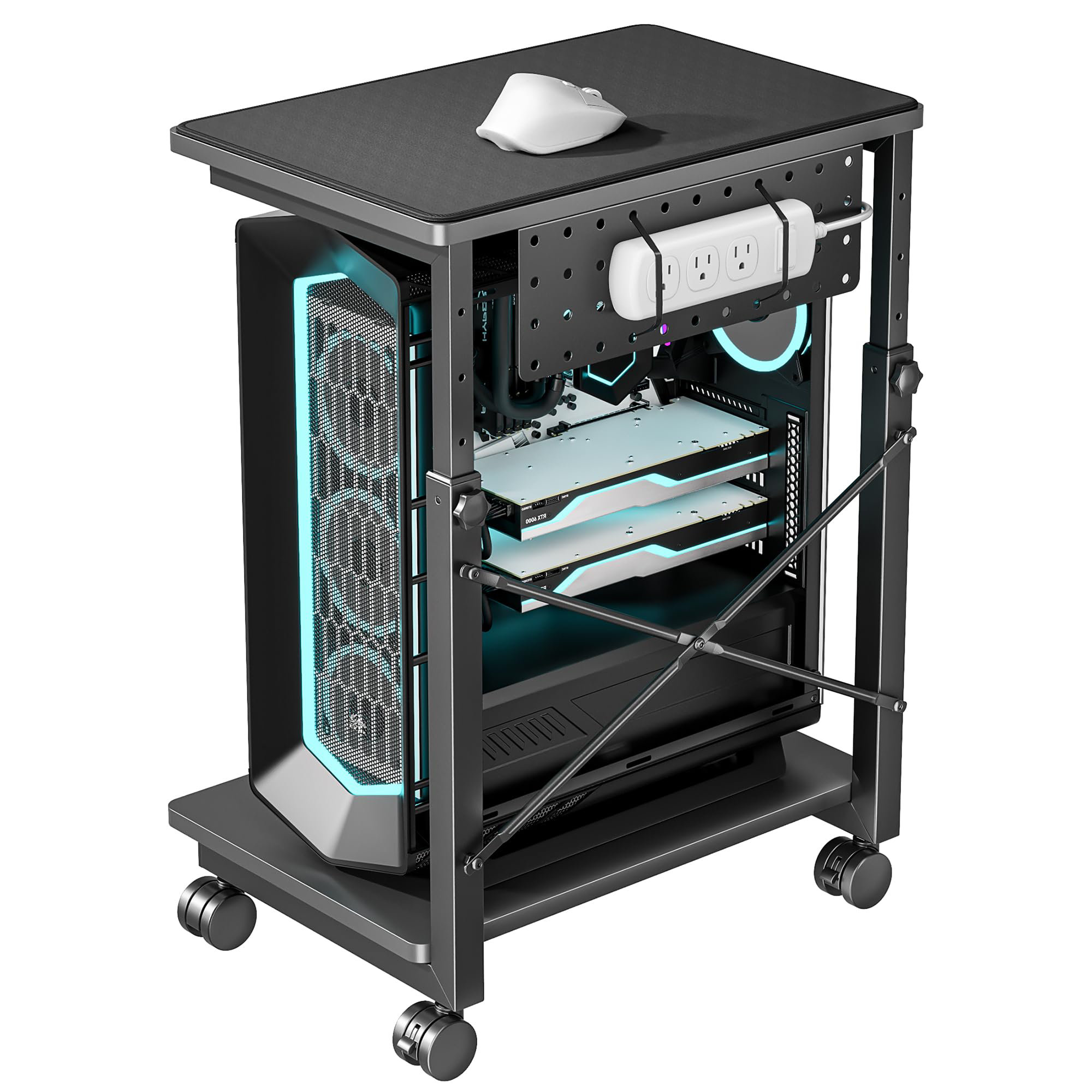 Support D'Arc Portable Avec Mât D'Équilibre – Fibre De Verre, Réglable, Stable, Pour Arc Composite Et Chasse