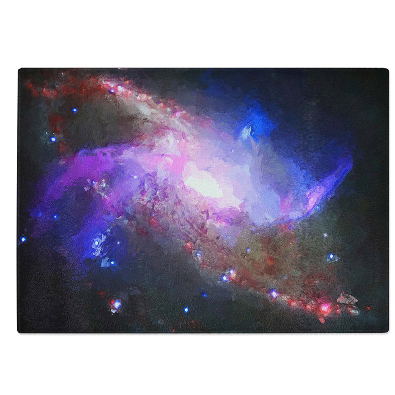Tempered Glass out of Space Vol.34 Chopping Board, 28.5 cm W x 20 cm L
