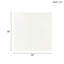 Décoration murale abstraite abstraite peinte à la main en résine - l 30 po x H 30 po intérieur blanc brillant