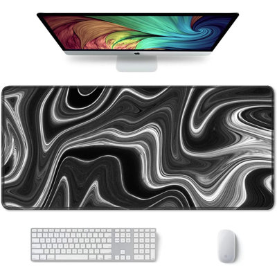 Tapis de souris de jeu grand format, tapis de bureau profilé, 40 x 90 cm. Livré avec une tasse blanche.