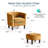 Torrence 31.7'' Upholstered Barrel Chair with Ottoman-921260264-921260271