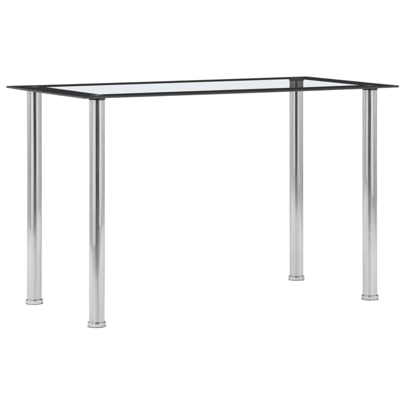 Lucette Glass Top Metal Base Dining Table