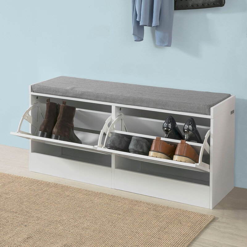 Latitude Run® Shoe Storage Bench & Reviews | Wayfair