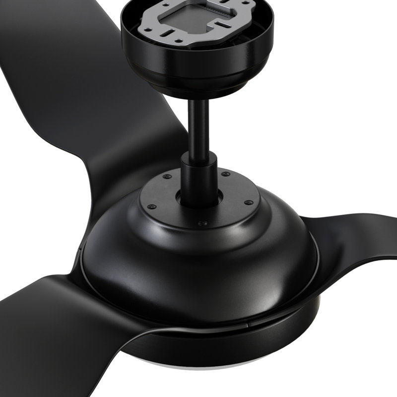 52'' Smart DC Motor Ceiling Fan with Remote Control, Integrated LED light.