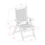 Ensemble de table pliante moderne 7 pièces - Conçu pour la plage, le camping, les pique-niques - Belle table en bois avec 6 chaises de patio extérieures multi-positions - Finition naturelle à l'huile-1359735465