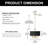 5-Light Drum Pendant Candle Style-1136906908