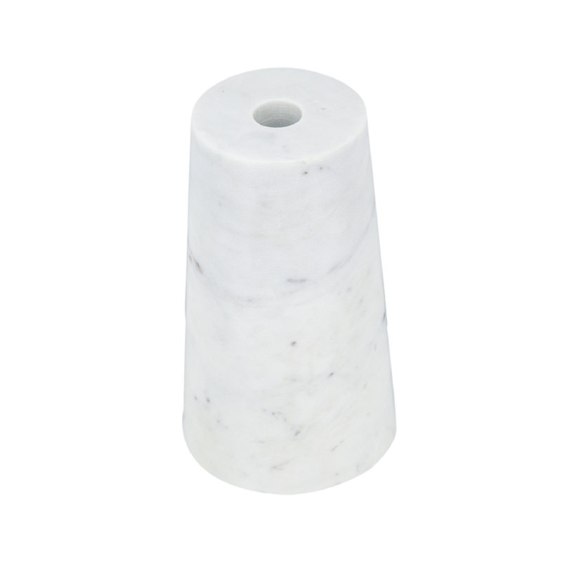 6.9'' Marble Tabletop Hurricane