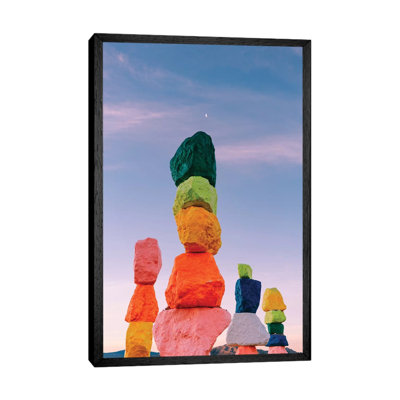 Seven Magic Mountains Moon by Bethany Young - Print on Canvas