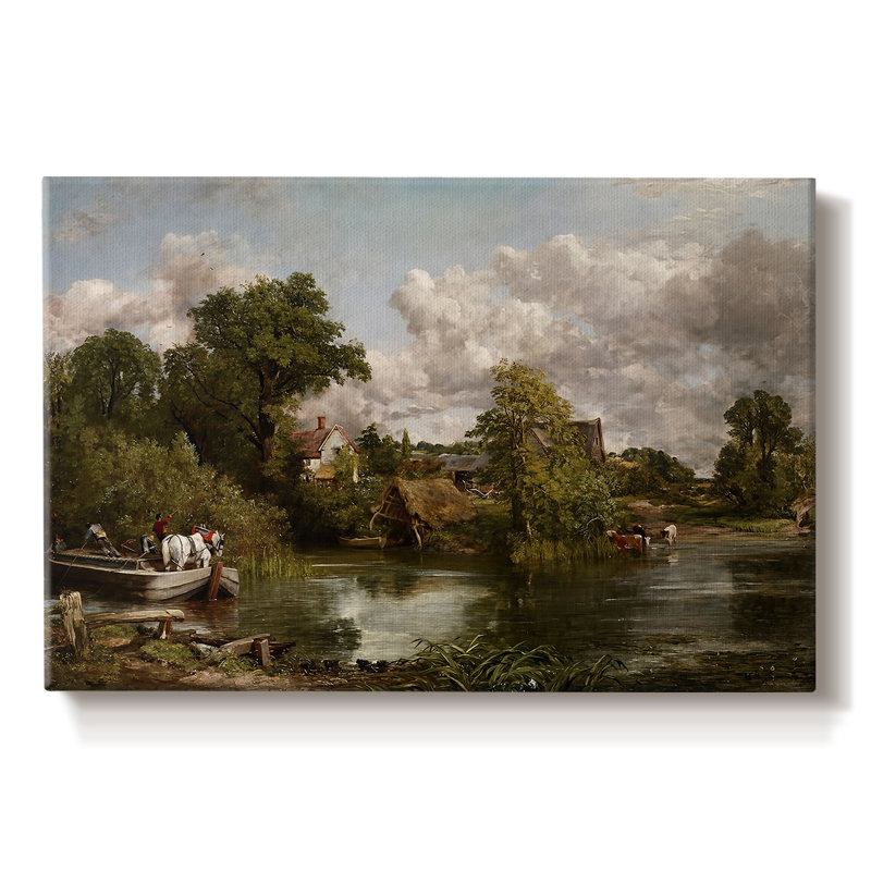 The White Horse-John Constable-Gallery Wrapped Canvas-1819, 8x12