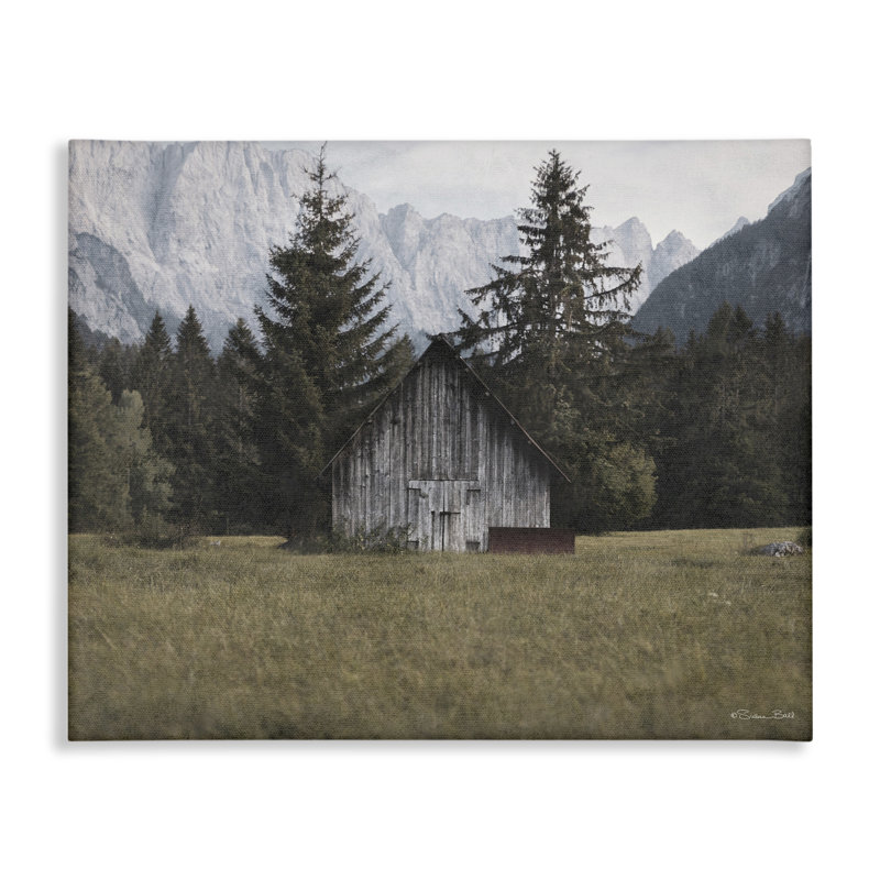 «Rustic Cabin Landscape» par Susan Ball, H 30 po x l 40 po