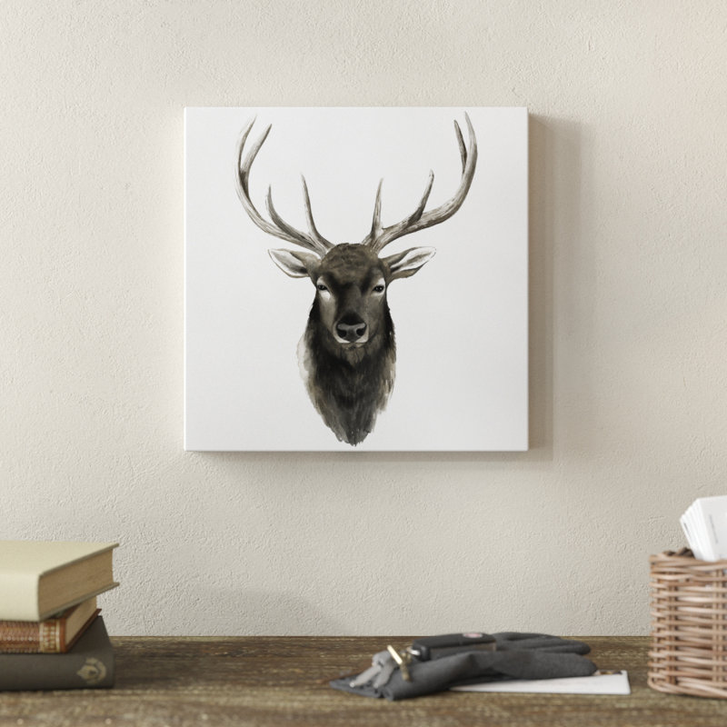Western Animal Study V by Grace Popp - Wrapped Canvas Painting, 30cm H x 30cm W 