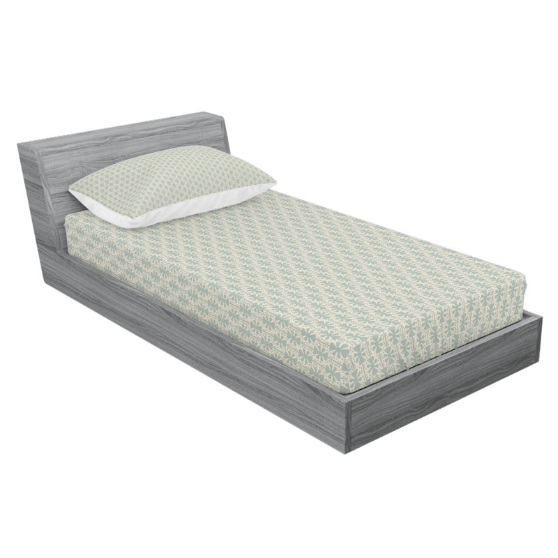 Ensemble de draps antiques, Ensemble de draps pour lit simple avec drap-housse