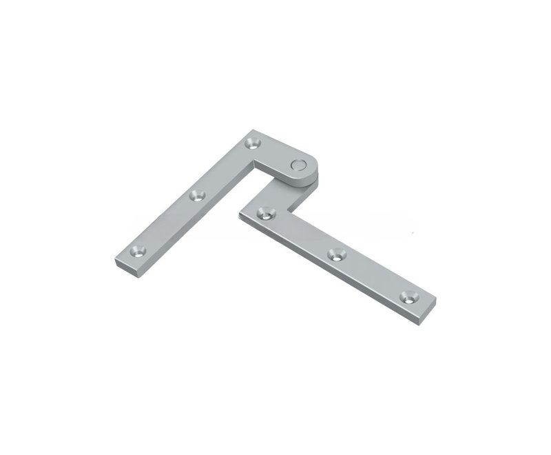 99'' x 16'' Butt Bearing Hinge, Brushed Chrome