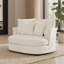 Fauteuil demi-tonneau rembourré de 55 po de largeur-2107589491