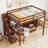 Solid Pine Full Size Multi-functional Loft Bed with Integrated Desk and Storage Solutions, Warm Brown