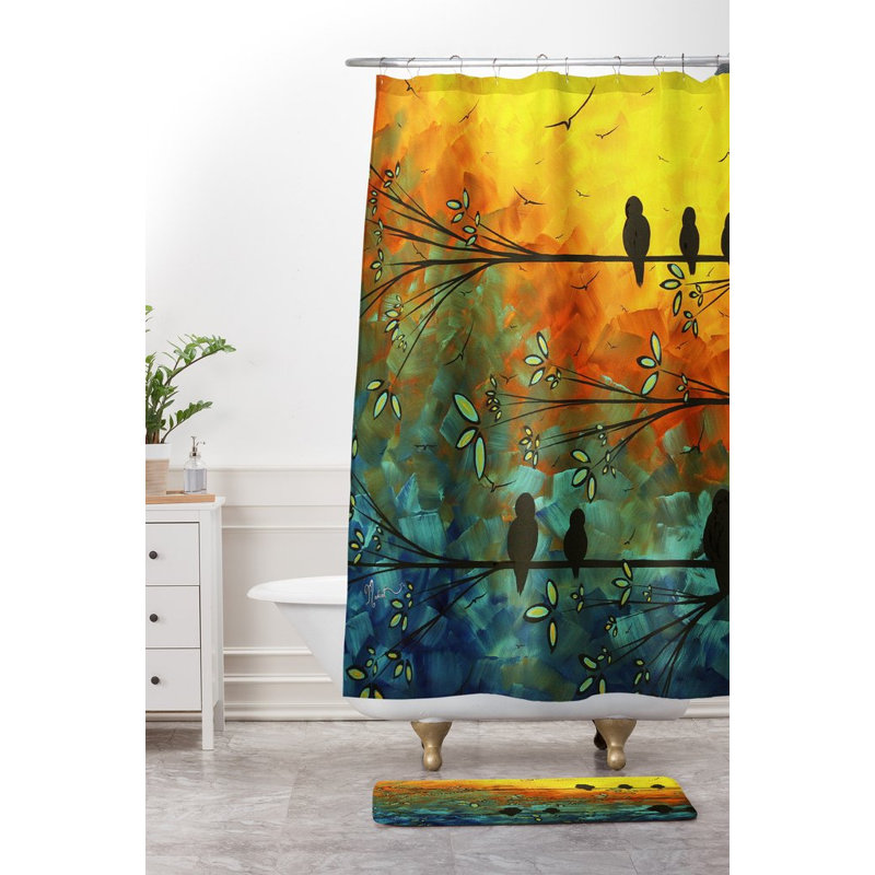 Tapis de salle de bain plumes
