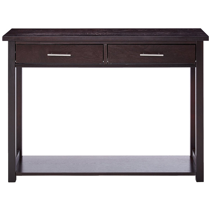 Tillers 42" Wood Side Table with Drawers