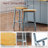 53Inch Large Kitchen Island With Drop Leaf,Power Outlet,Door Internal Storage Rack,Rolling Kitchen Cart On 5 Wheels With 5 Open Side Racks For Kitchen,Dining Room,Grey Blue(Not Include Bar Stools)-1741221841