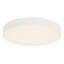 Rynn 7-in Black dimmable LED Flush Mount-695043492