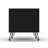 Rockefeller 20" Nightstand In Black (2-Drawer)-238041610