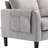 Darea Velvet L-Shaped Sectional Reversible