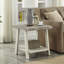 Ensemble de table basse contemporaine en bois, table avec tablette-212488407-212488415