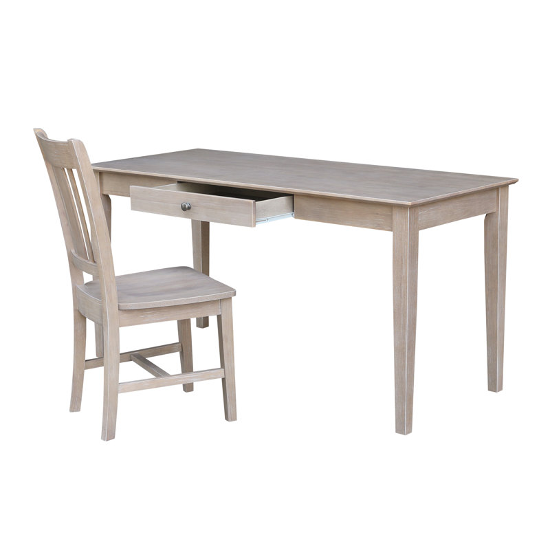 Bert Solid Wood Writing Desk, 30" H x 60" W x 26" D