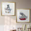 «Bathing Beauty I», ensemble de 2 reproductions d'art encadrées-258997697-258997698-258997723