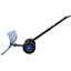 Dual-Bar Snow Shovel with Wheels, Adjustable Handle and 5-Position Blade for Driveways & Walkways-138218573-138218574