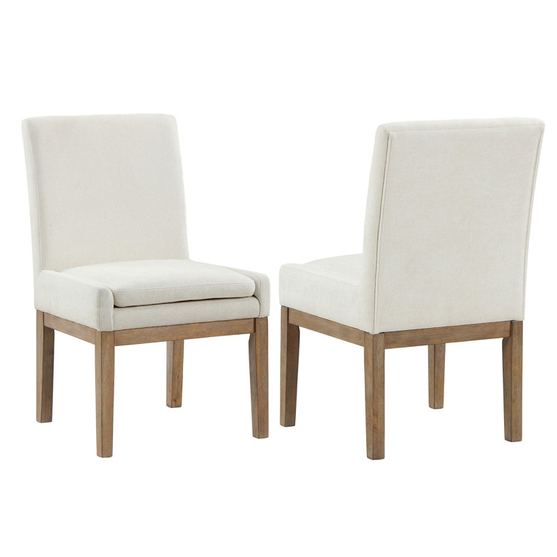 Rickye 21'' H Upholstered Parsons Chair, Brown