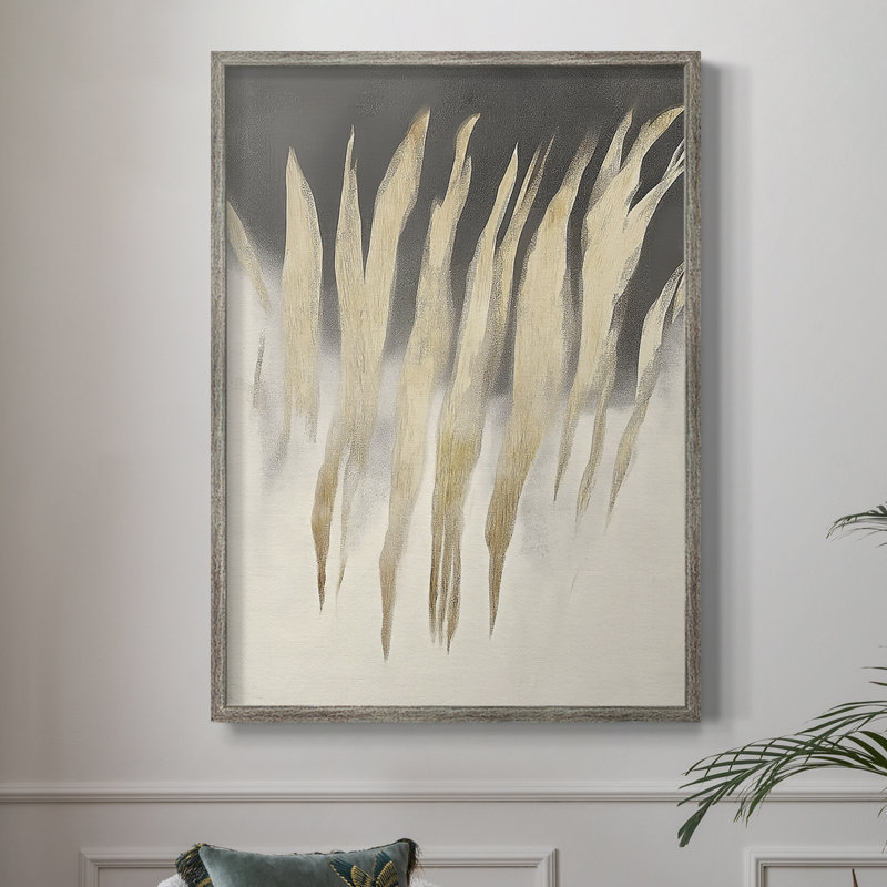 ABSTRACT Series DCCCLxxx, reproduction encadrée - bois massif, H 21 po x l 17 po