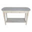 Console en bois massif de 46 po Manatuto