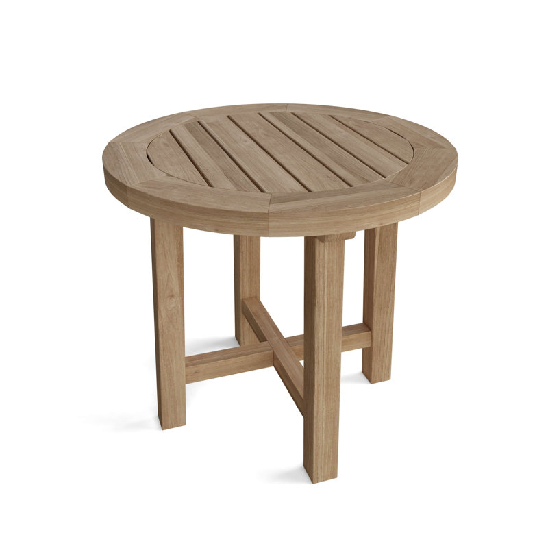 Montage Outdoor Round Teak Side Table