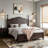 Queen Size Wood Platform Bed Frame-636672516-637141901