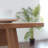 Janeidy Extendable Oak Rectangular Solid Wood Top with Solid Wood Base Dining Table