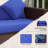 Patio Wicker Loveseat With Cushions, 2-Seat Outdoor Pe Rattan Couch Sofa With Throw Pillows, For Porch, Backyard, Garden, Poolside, Blue