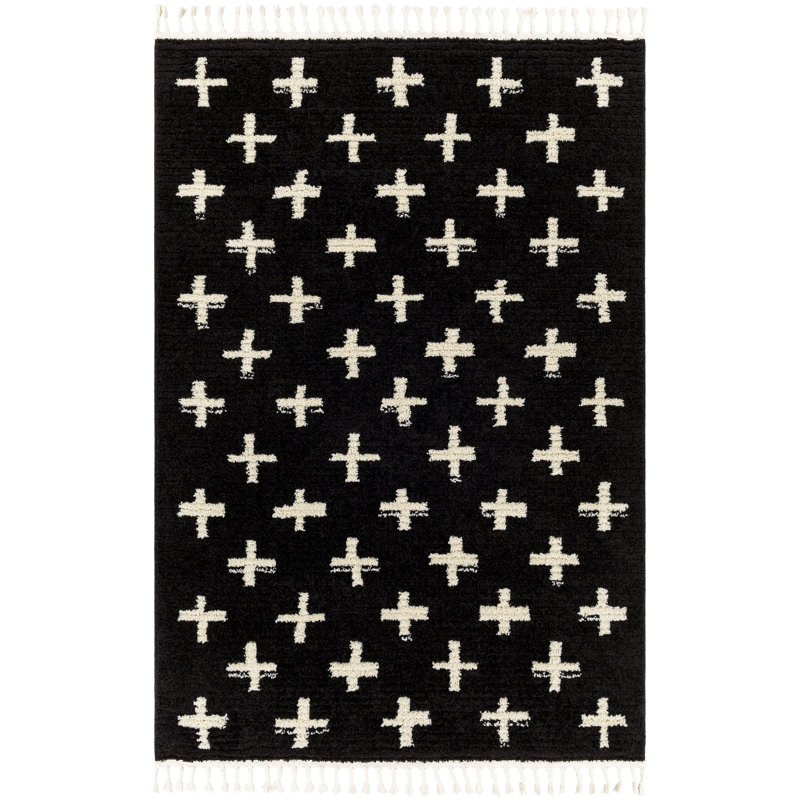 Tapis à longs poils, Rectangle 6 pi 7 po x 9 pi