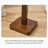 Minimalist Modern Solid Wood & Acrylic Floor Lamp